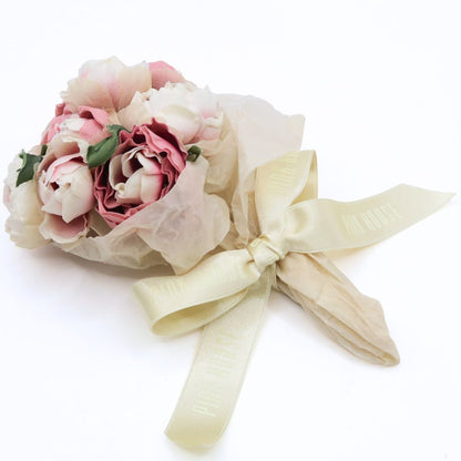 ピンクハウス★可憐な薔薇のブーケコサージュ 花束 グレージュ・モーヴピンク系 ＊ko156