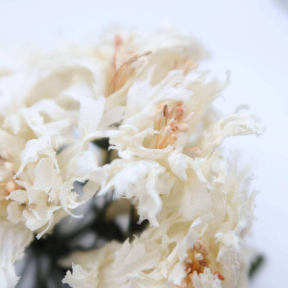 ピンクハウス系インゲボルグ？★豪華で目を惹くフラワーブーケ♪ 可憐な花束コサージュ アイボリー系 ko090