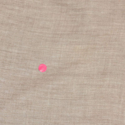 ピンクハウス★お花のモチーフ♪ふんわりフォルムの長袖ブラウス 茶系 スモッキング刺繡&フリル♪薄手 z20284