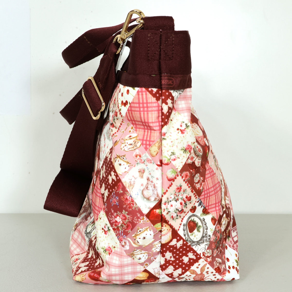 【新品タグ付】ピンクハウス×レスポートサック★ティーパーティ 薔薇 オリチェ トート ハンドバッグ ピンク系*ba253