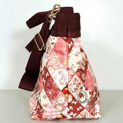【新品タグ付】ピンクハウス×レスポートサック★ティーパーティ 薔薇 オリチェ トート ハンドバッグ ピンク系*ba253