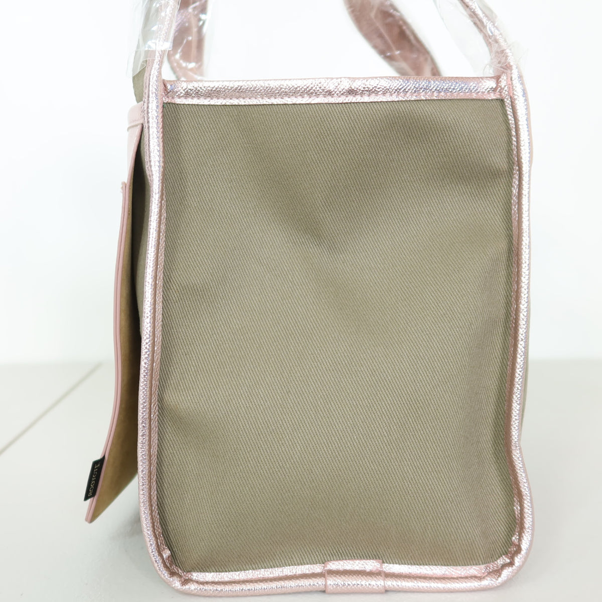 【新品】ROOTOTE ルートート ★大人可愛い トートバッグ ピンクゴールド カーキ＊ba188