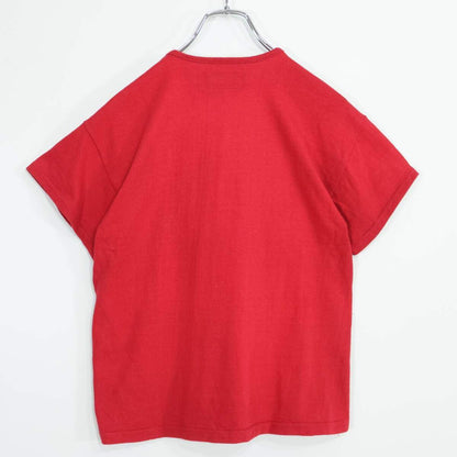 ピンクハウス★可愛い！ビックリボンが目を惹く♪取り外し可能 綿100% 半袖 カットソーTシャツ 赤系 ＊z21174