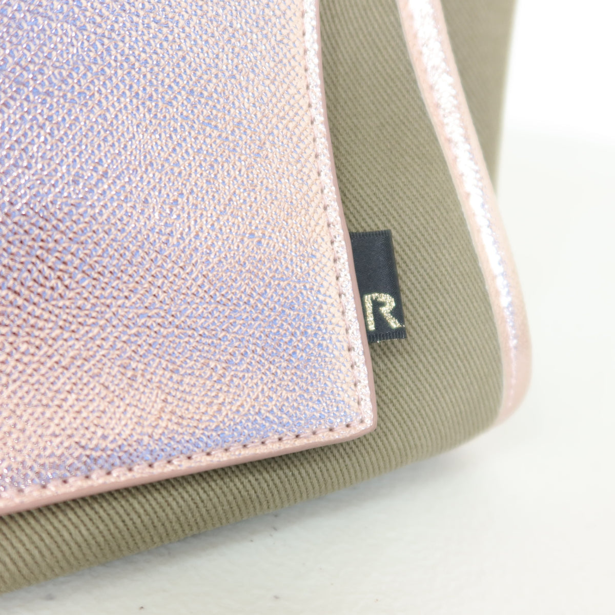 【新品】ROOTOTE ルートート ★大人可愛い トートバッグ ピンクゴールド カーキ＊ba188