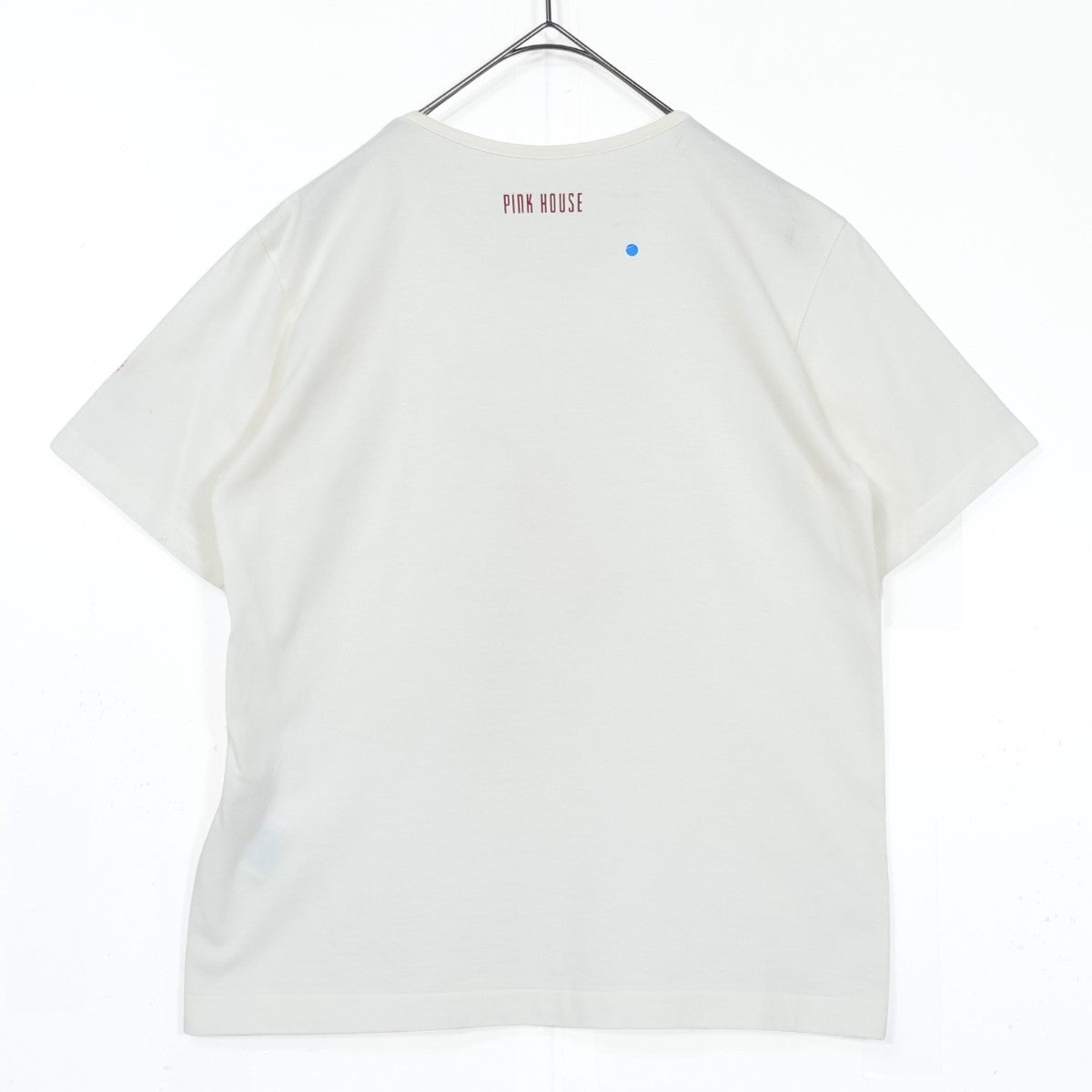 ベビーピンクハウス★ぬいぐるみうさぎ♪半袖Tシャツ ワッペン ロゴpt サイズM(110cm) 白系 z21896