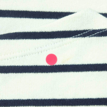 UNIQLOユニクロ★ベーシックなカットソー♪ボーダー 長袖 ロングTシャツ 大きいサイズL ユニクロ 濃紺系 z21143