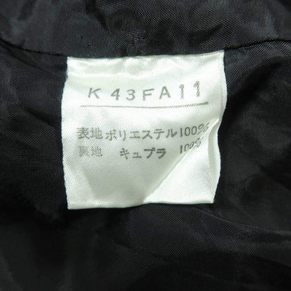カネコイサオ★クラシカルな花柄♪白襟リボン&ハートボタン 前開きワンピース 黒系 総柄＊ z13521