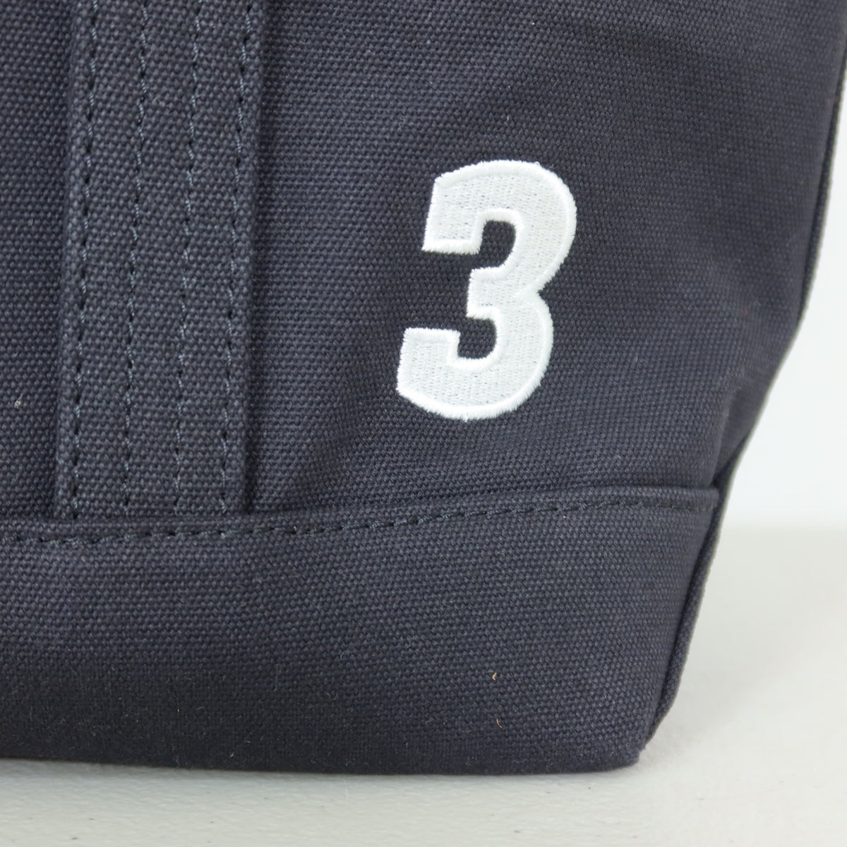 U.S. POLO ASSN.★ロゴ刺繍が印象的！大きめ トートバッグ  キャンバス　ネイビー系 ＊ ba189