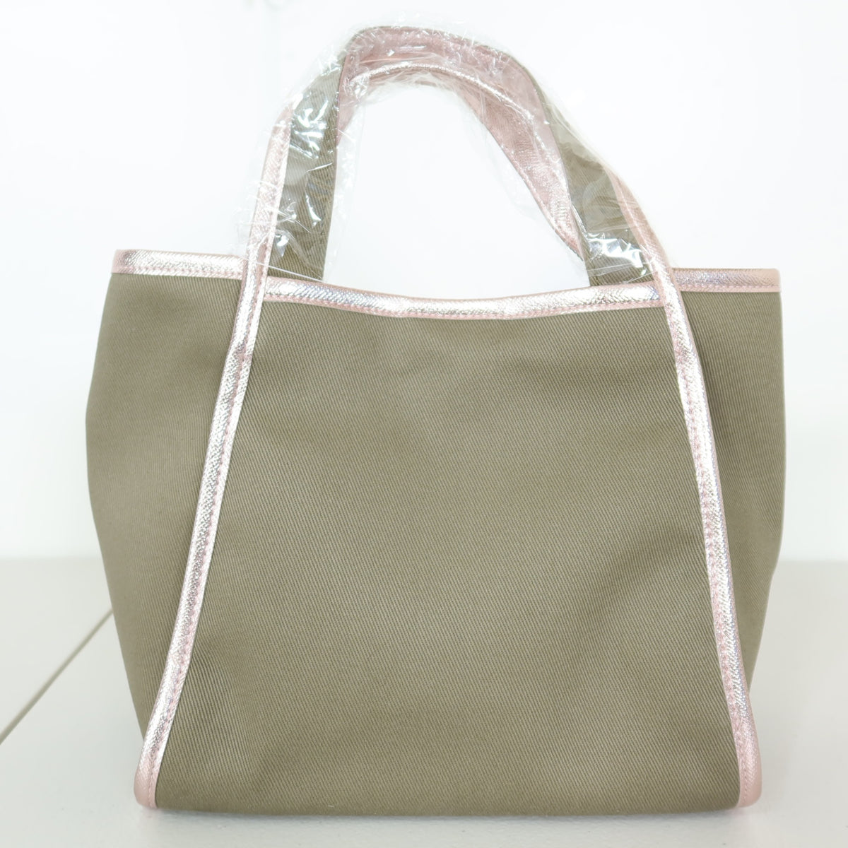 【新品】ROOTOTE ルートート ★大人可愛い トートバッグ ピンクゴールド カーキ＊ba188