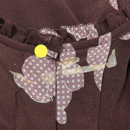 【レア！】ピンクハウス★ドットうさぎが可愛い♪ エレガントなシアーワンピース キャミワンピ付き 赤紫系 ＊z19385