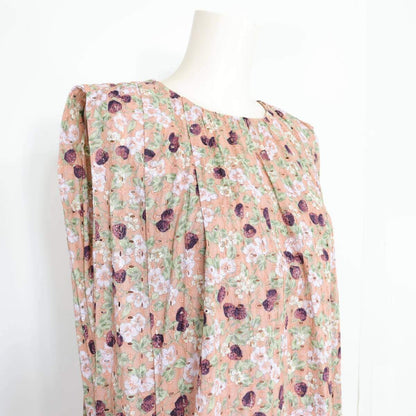 【極美品】インゲボルグ★苺pt&カットワークレース♪1枚でさらっと♪ノースリーブワンピース ピンク系 z21351