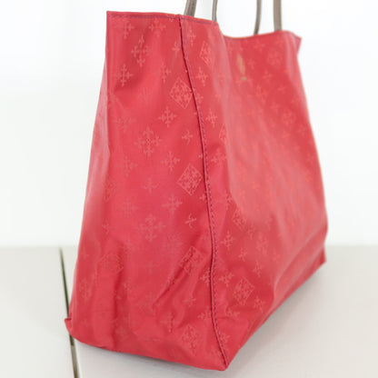 【新品：紙タグ】russet ラシット★大人可愛い！ ミニパレット トートバッグ モノグラム 軽量 深みレッド系 ＊ba182