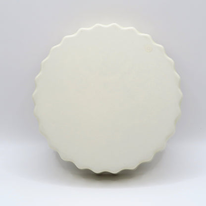 【未使用品】ピンクハウス★ロゴ入タルト型 陶器 プレート ケーキ皿 グラタン皿 食器   アイボリー系 so337