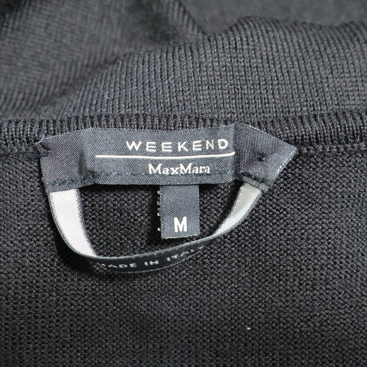 Weekend Max Mara マックスマーラ★シンプル♪ノースリーブニット カットソー サイズM 黒系 z22604