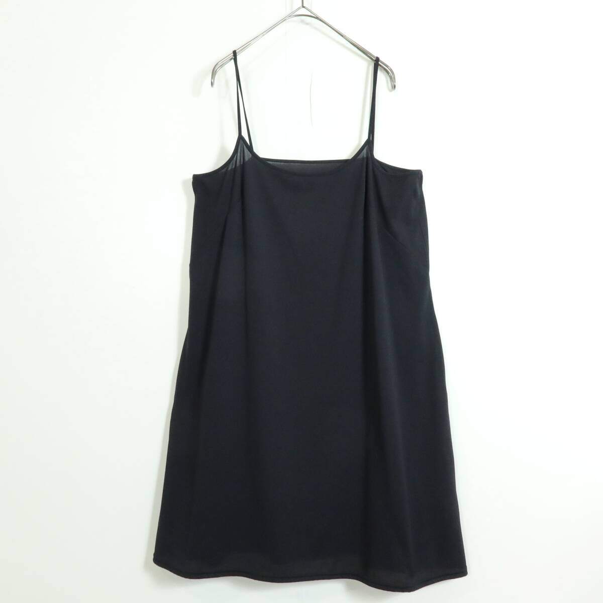 【美品】 KEITA MARUYAMA ケイタマルヤマ ★フラワープリント 花柄 サイズ1 黒系 蝶と花♪インナーキャミ付き♪＊z13214