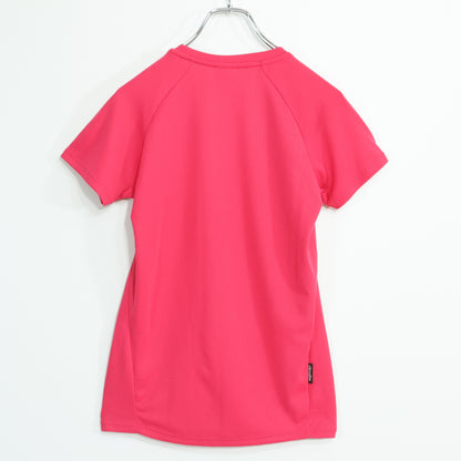 アディダス★半袖カットソー  Tシャツ サイズM ピンク系 無地 z22858