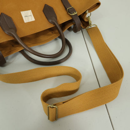 カールヘルム★旅行バッグ バックル ロゴタグ シンプル 大容量 茶系 ba299