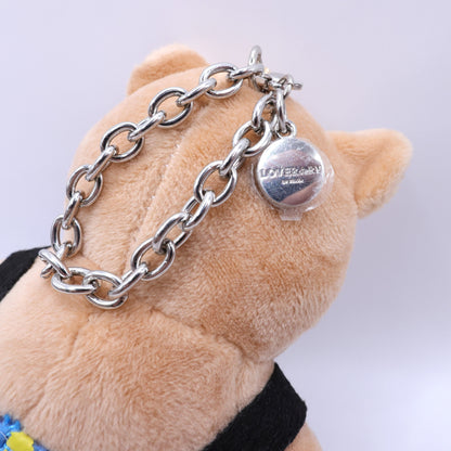 【極美品】FEILER フェイラー★LOVERARY ラブラリー ベア マスコット くま マスコットぬいぐるみ マスコットチャーム キーホルダー チェーン 茶系 so285